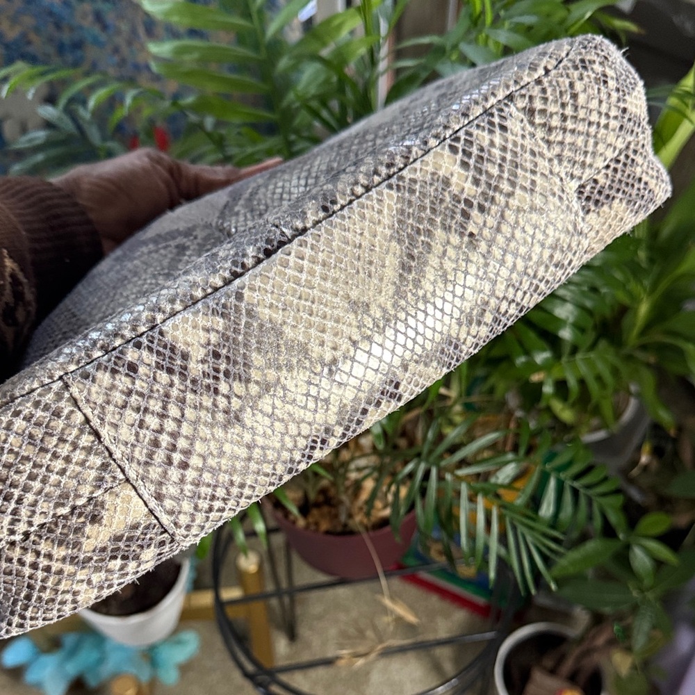Coach soho python- embossed Gray Snakeskin Shoulder Bag - Picture 3 of 9